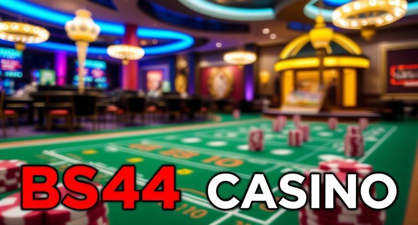 Immersive lounge-style interface of BS44 casino